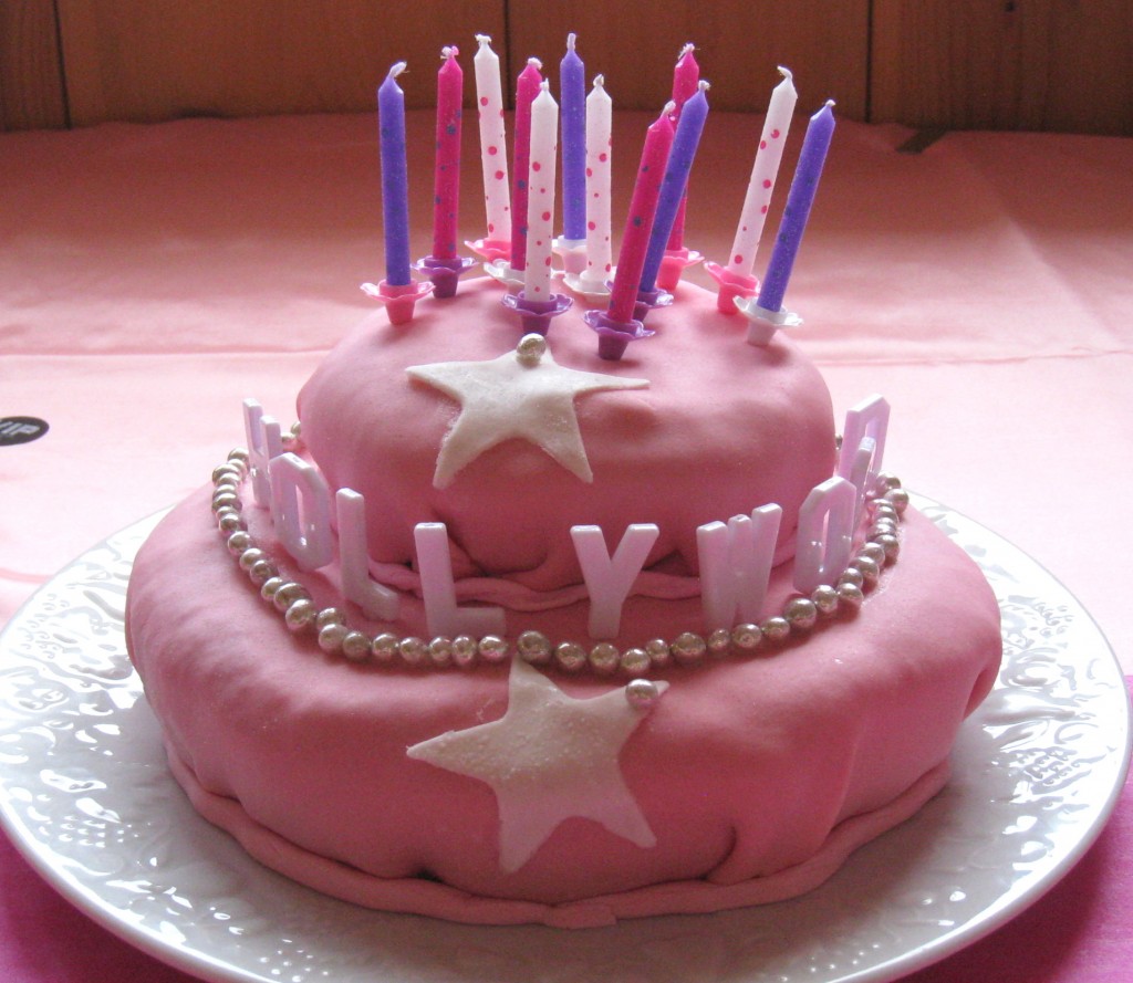 Gâteau anniversaire Hollywood