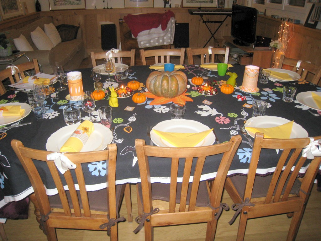 Jolie table de Thanksgiving Marie-Maguelone