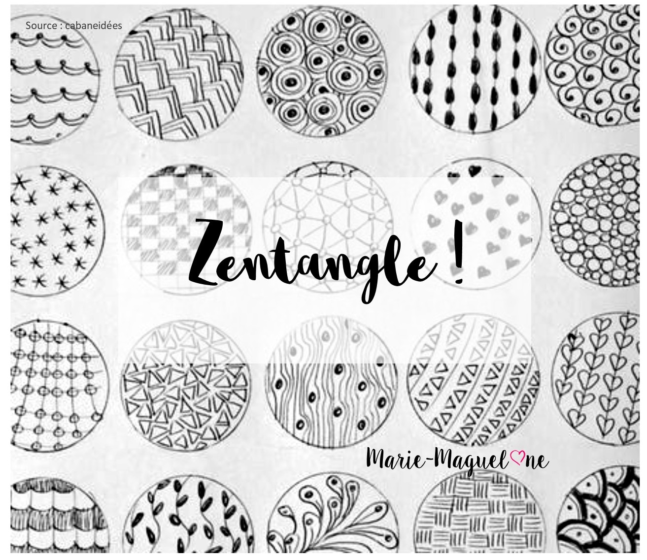 Zentangle ! Découvrez ce qu'est le zentangle et comment dessiner avec !